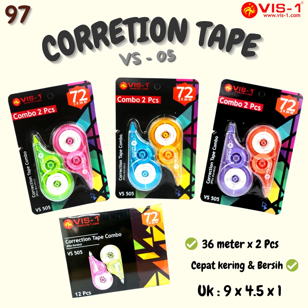 

TIPE X KERTAS MEREK COMBO 2PCS VIS-1