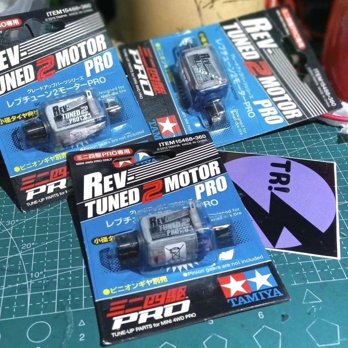 DINAMO REV-TUNED 2 MOTOR PRO TAMIYA 15488 MESIN REV TUNED DOUBLE SHAFT