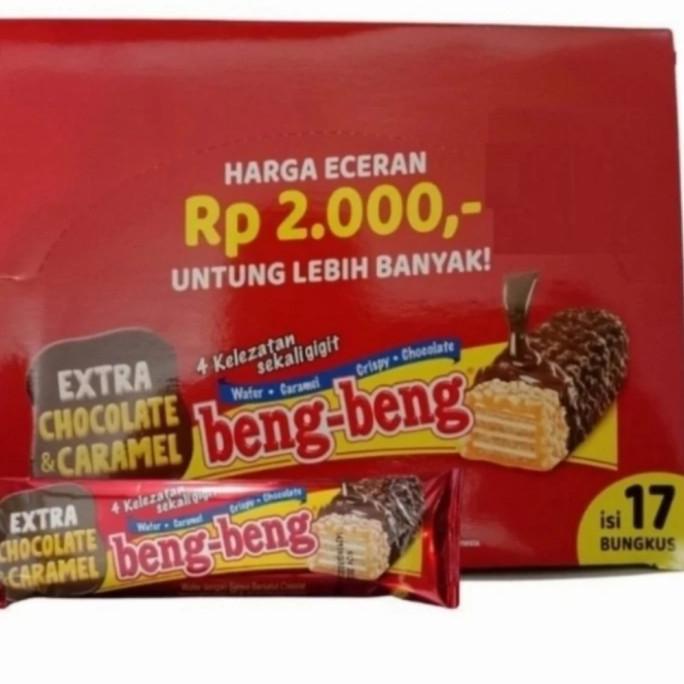 

BRG BARU beng beng chocolate wafer caramel 1 dus