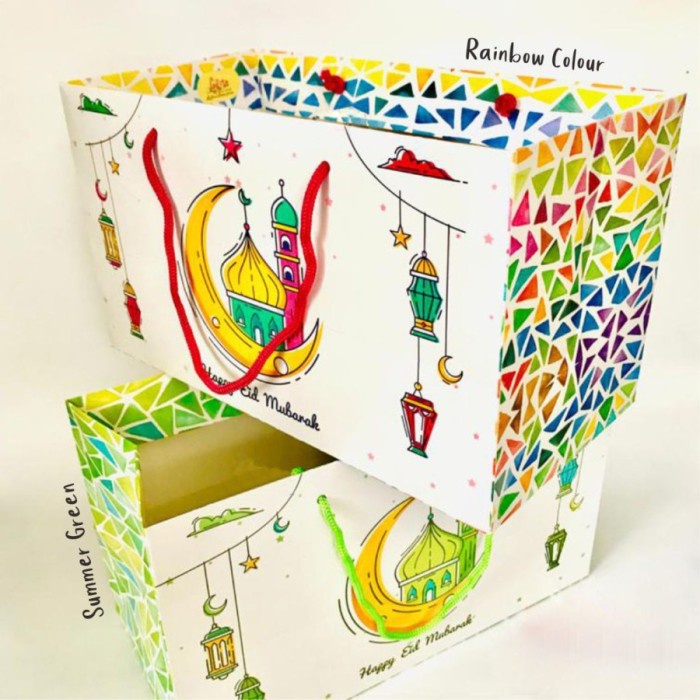 

Paperbag Edisi Lebaran 30X15X17 Cm Paper Bag Eid Idul Fitri Goodie Bag 061