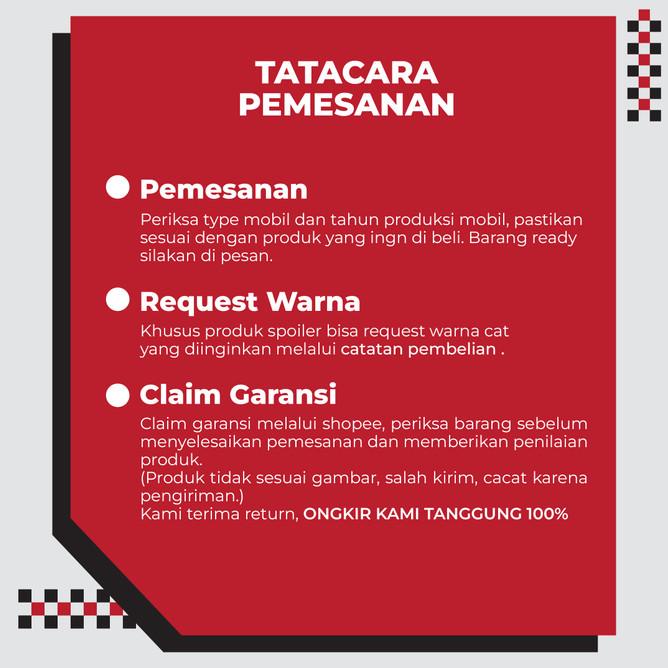 Spoiler-Topi Belakang Calya Sigra