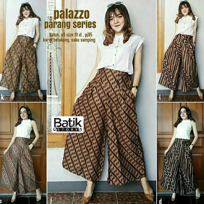 [ART. 0046 Celana Batik Kulot Palazzo Parang Series