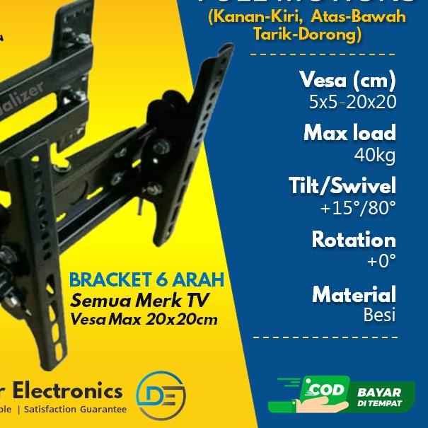 ❃ Bracket TV LED 22 24 28 32 40 43 Inch Swivel TV smart tv android tv digital tv ➵