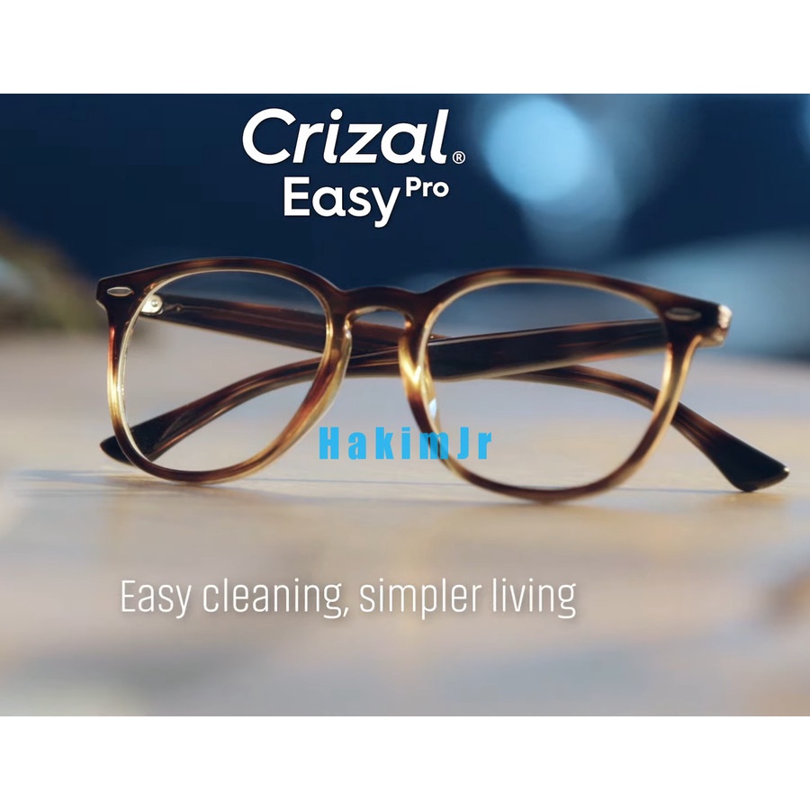 Lensa Kacamata Essilor FSV Super 1.56 Aspheris Blue UV Capture Crizal Easy Pro