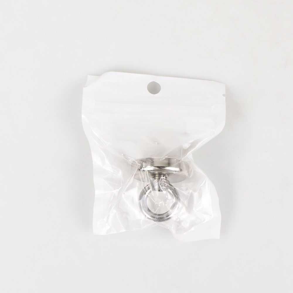 Magnet Gantungan Round Hook Strong Neodymium 32mm - D32 - Silver