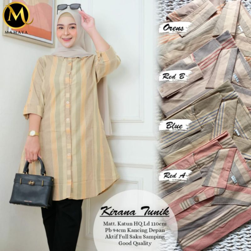 long tunik jumbo, atasan cewek jumbo, baju cewek jumbo, Tunik cewek jumbo salur, atasan cewek salur
