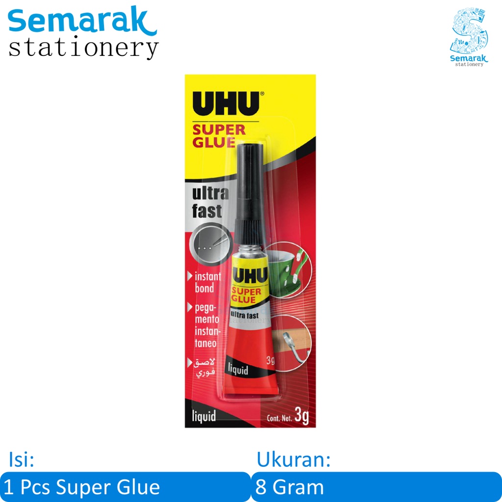

UHU Super Glue Lem Serbaguna 3 gr