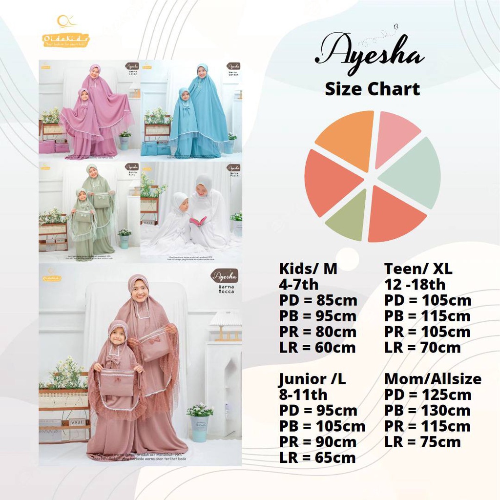 Mukena Couple Ayesha by Oidokids