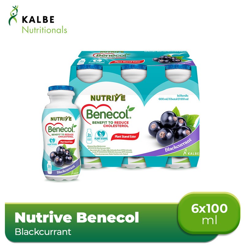 NUTRIVE BENECOL BLACKCURRANT 6X100ML