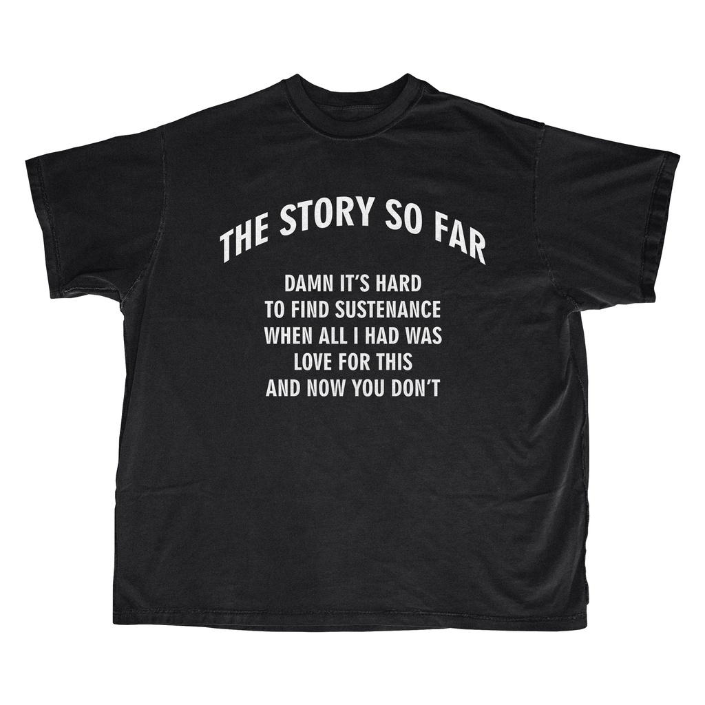 THE STORY SO FAR OVERSIZED TSHIRT - BAND MERCH - KAOS THE STORY SO FAR