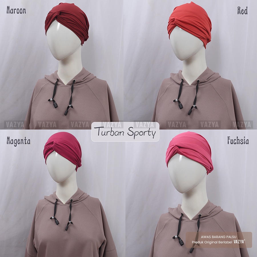 Turban Instan Sporty / HIjab Olahraga