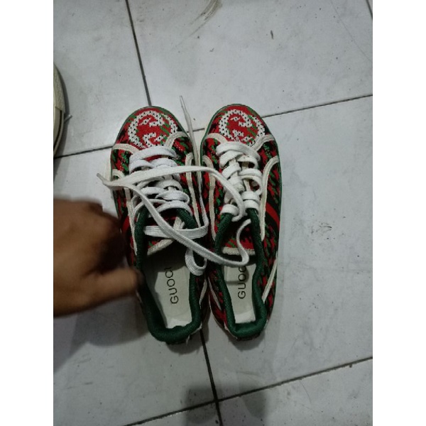 sepatu gucci ala ala bonus converse ori