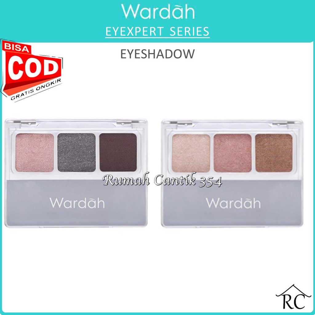 RUMAH CANTIK Wardah EyeXpert Eyeshadow - 3 Warna Intense Yang Tahan Lama