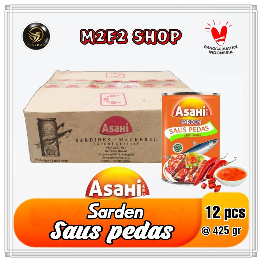 

Ikan Sarden ASAHI Sardines Dalam Saus Pedas - 425 gr (Kemasan Karton)