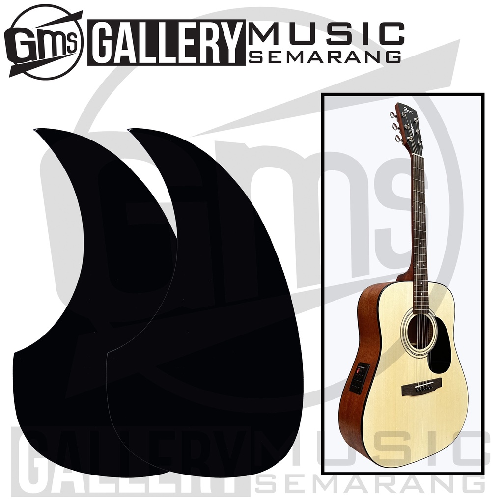 Pickguard Gitar Cort Hitam Pickguard Koma Gitar Akustik