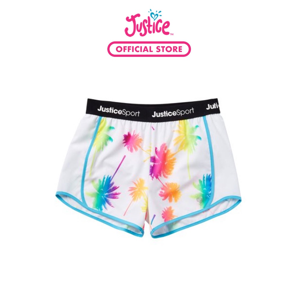 Justice Running Short - Celana Pendek Anak Perempuan (Putih)