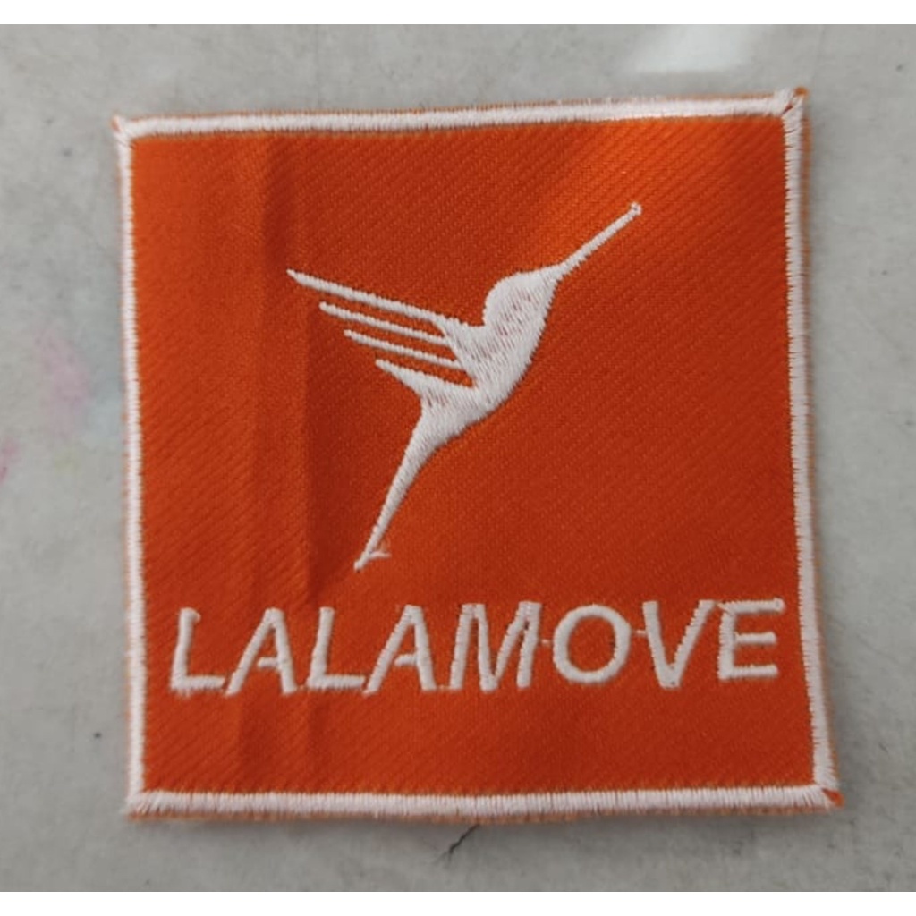 Emblem Lalamove Kecil Bordir KOmputer Logo Lalamove
