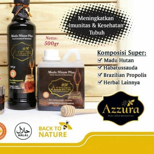 

☞ Azzura - Hitam Pahit Plus Propolis Habatussauda ●