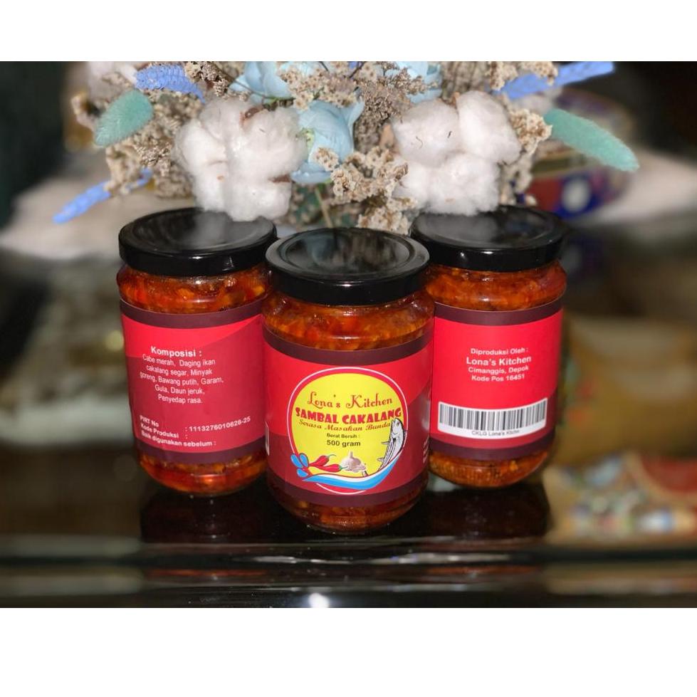 

[KODE 1920] Sambal cakalang lona kitchen 500gram berat isi 300gram