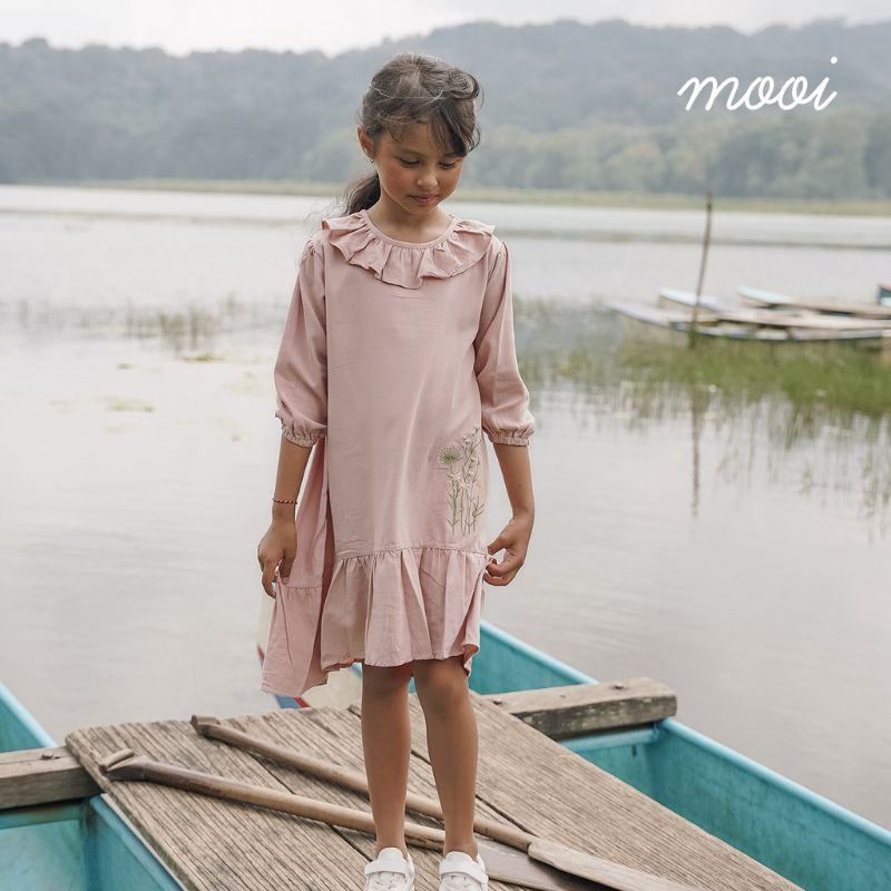 Mazaya dress mooi 1-10 thn/dress anak cewek/baju lebaran