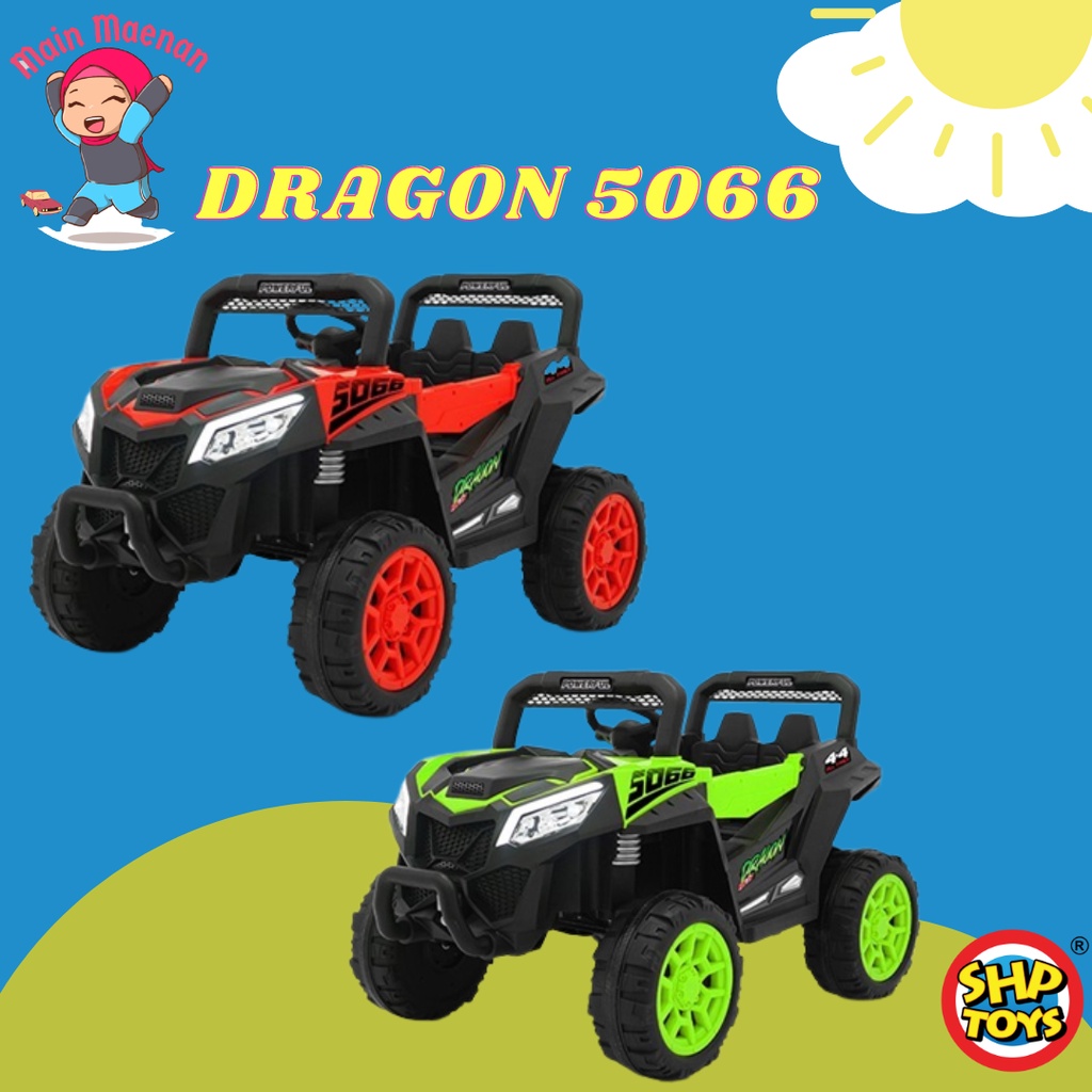 Mainan Anak Maenan Mobil Aki Volta 5066 UTV Dragon