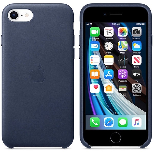 100% ORIGINAL APPLE iPhone SE 3 2 2022 2020 8 7 Leather Case RESMI