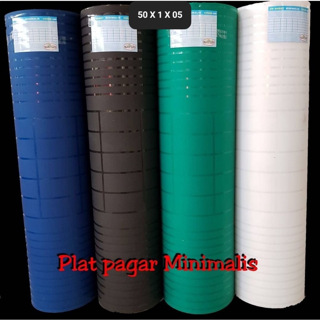 Fiber Pagar Motif Minimalis