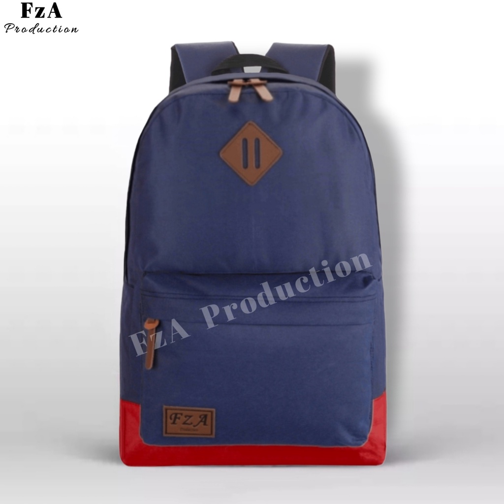 Tas Ransel Gendong Laptop Distro Sekolah Kuliah Pria Wanita Backpack  Murah Original FzA FREE Jam Tangan Dompet