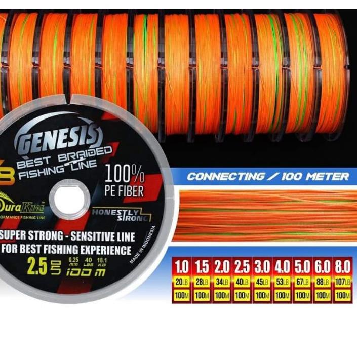 ❇ Senar pancing PE braid pe genesis duraking xM senar pe pancing ♪