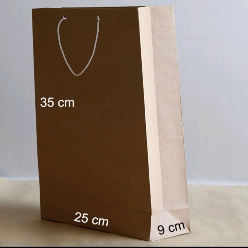 

paper bag coklat ukuran Folio (isi 12pcs)