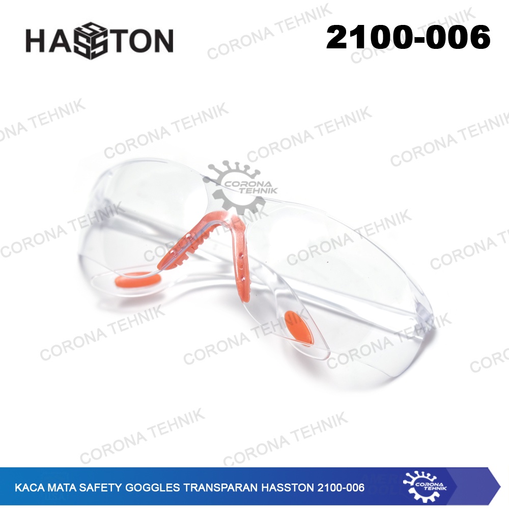 Transparan Hasston 2100-006 Kaca Mata Safety Goggles