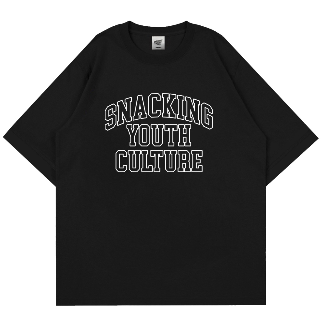T-shirt | Oversize | Youth Culture | Black | Snackingchoices