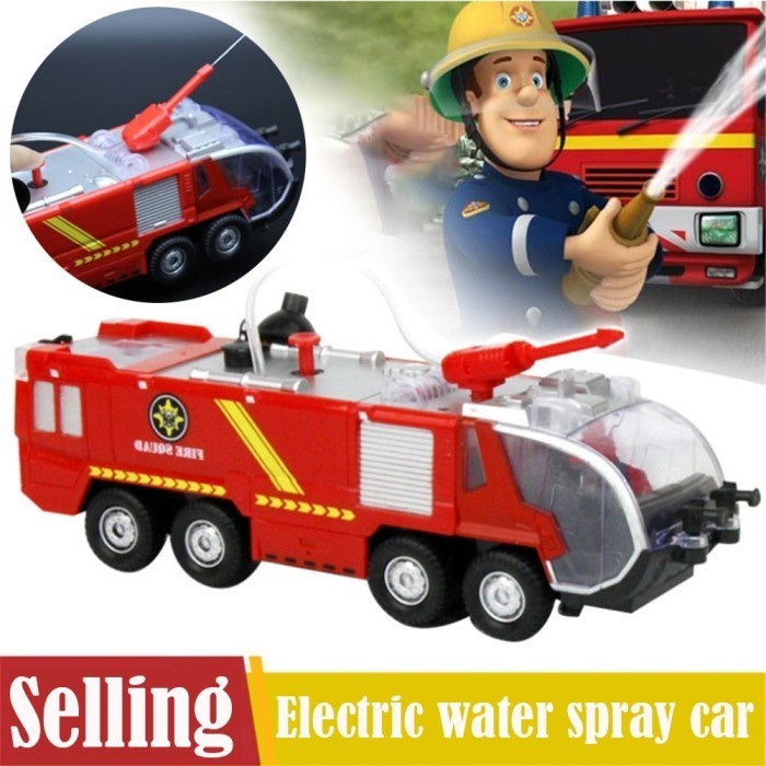 Terlaris Apar Mainan Mobil Pemadam Kebakaran Firetruck Squad Firemen Water Cannon