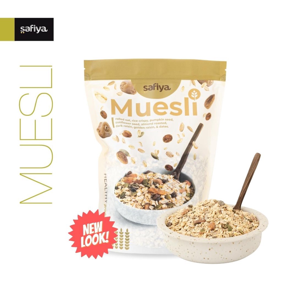 Muesli Fruit and Seed 1 Kg Sereal Sehat Authentic Safiya Food