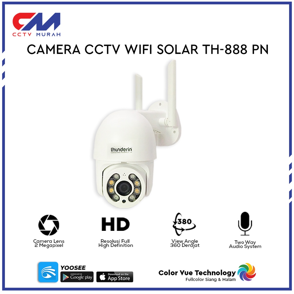 Camera CCTV WIFI || Type CC-YO16A || CCTV CAMERA WIRELESS PTZ YOOSEE ONVIF OUTDOOR 1080P GW-D16A