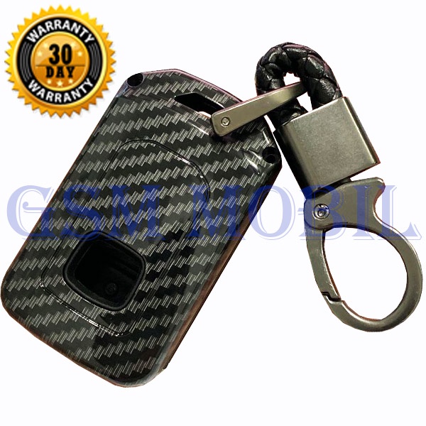 Case Carbon Smartkey Cover Key Kunci Honda Civic Crv - 7103