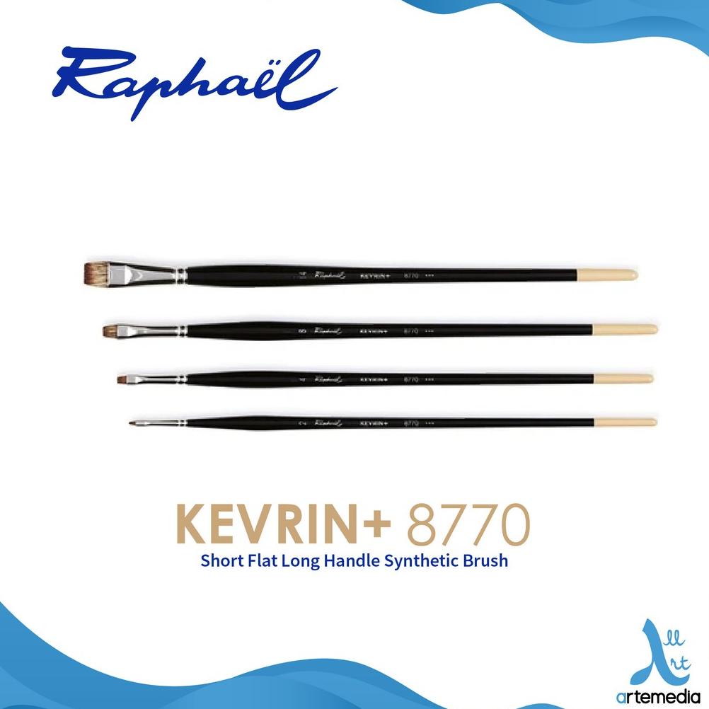 

Kuas Lukis Raphael 8770 Extra Short Flat Kevrin Synthetic Brush LH