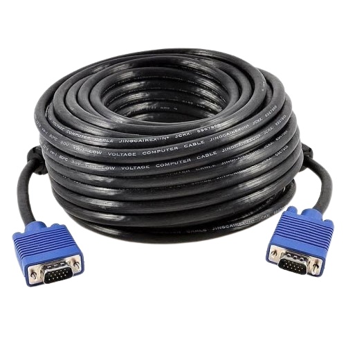 Kabel VGA Monitor 15 Meter NETLINE Gold Plated Komputer Monitor