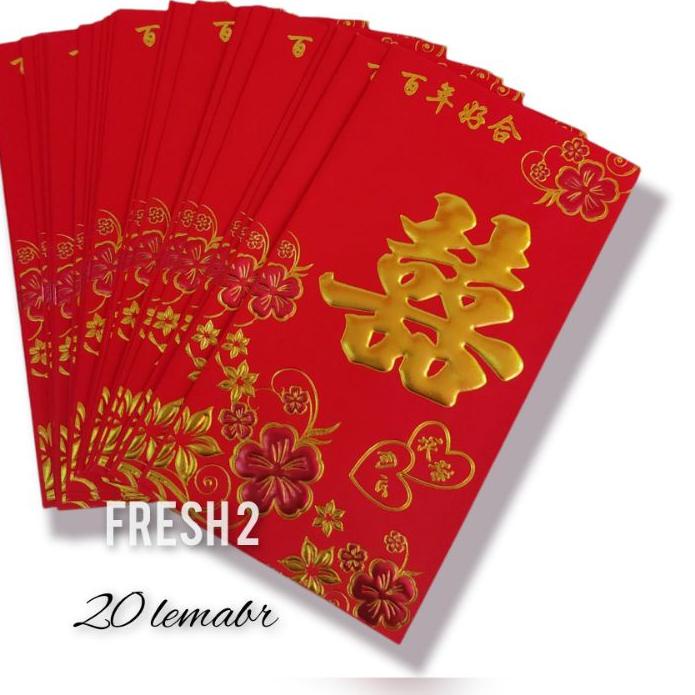 

12.12 FLASH SALE angpao shuangxi model pengantin / amplop wedding buruan