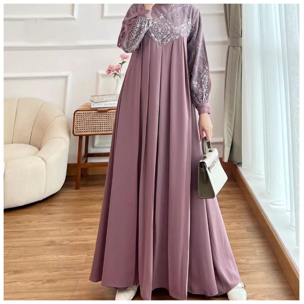 serena lace gamis kondangan / serena lace gamis / gamis pesta simple / gamis kondangan wanita modren / gamis pesta simple terbaru / gamis kondangan terbaru 2021 brukat / dress kondangan muslim / gamis kondangan wanita busui / brukat dress party dress / dr