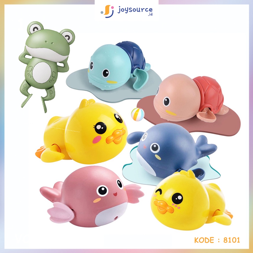MAINAN MANDI ANAK BAYI KARAKTER LUCU I KATAK I KURA-KURA I PAUS I BEBEK I DI KOLAM / BAK MANDI MURAH
