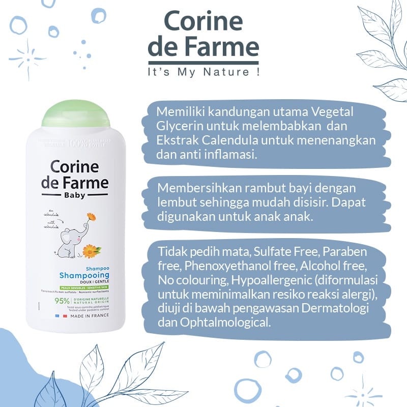 CORINE DE FARME GENTLE SHAMPOO 250ML