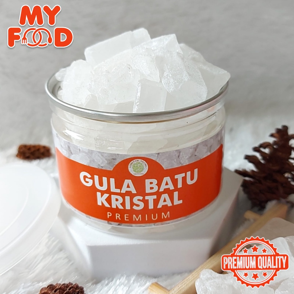 

[Myfoodofficial] - Can Gula Batu Kristal Crsytal Rock Sugar Kualitas Premium