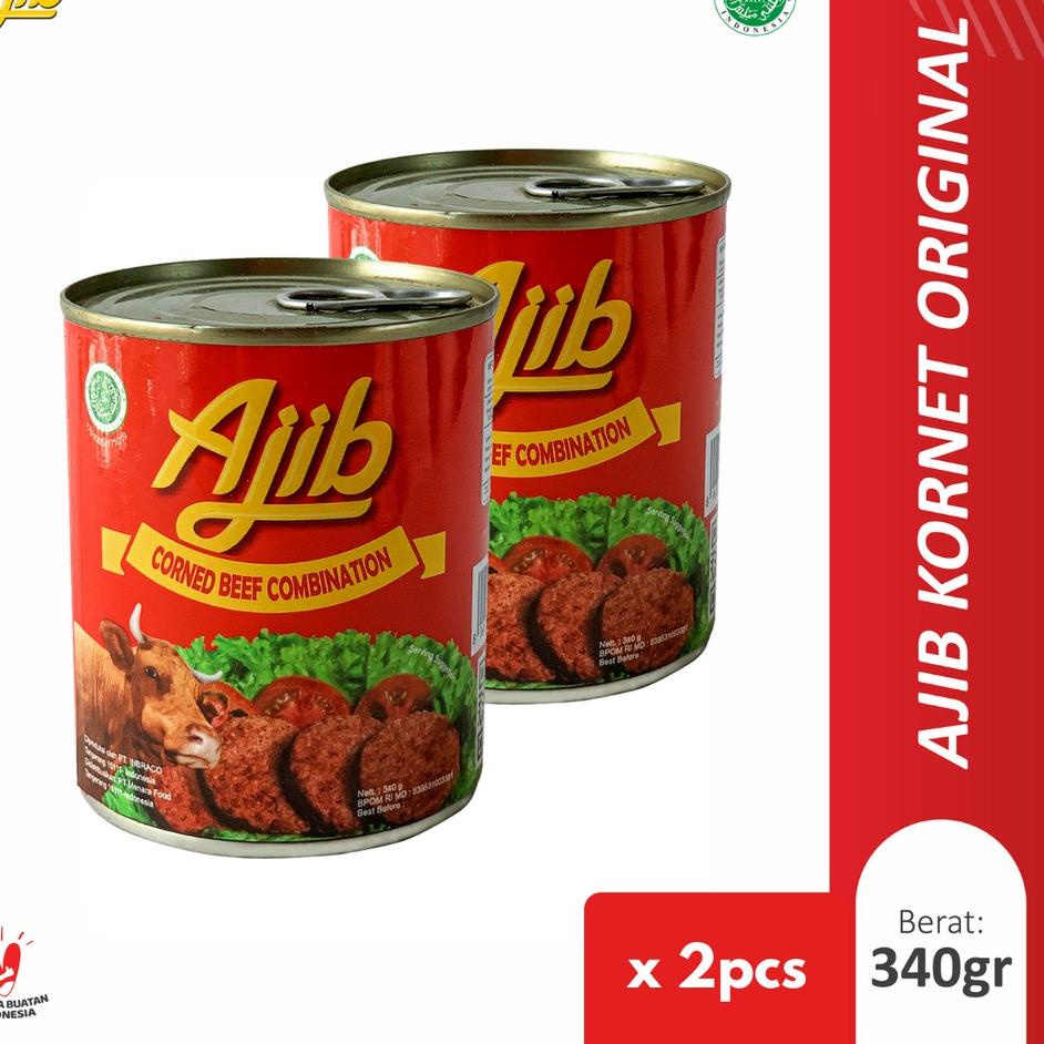 

BRANDS FESTIVAL Ajib Kornet Sapi Original 340gr - Isi 2pcs 