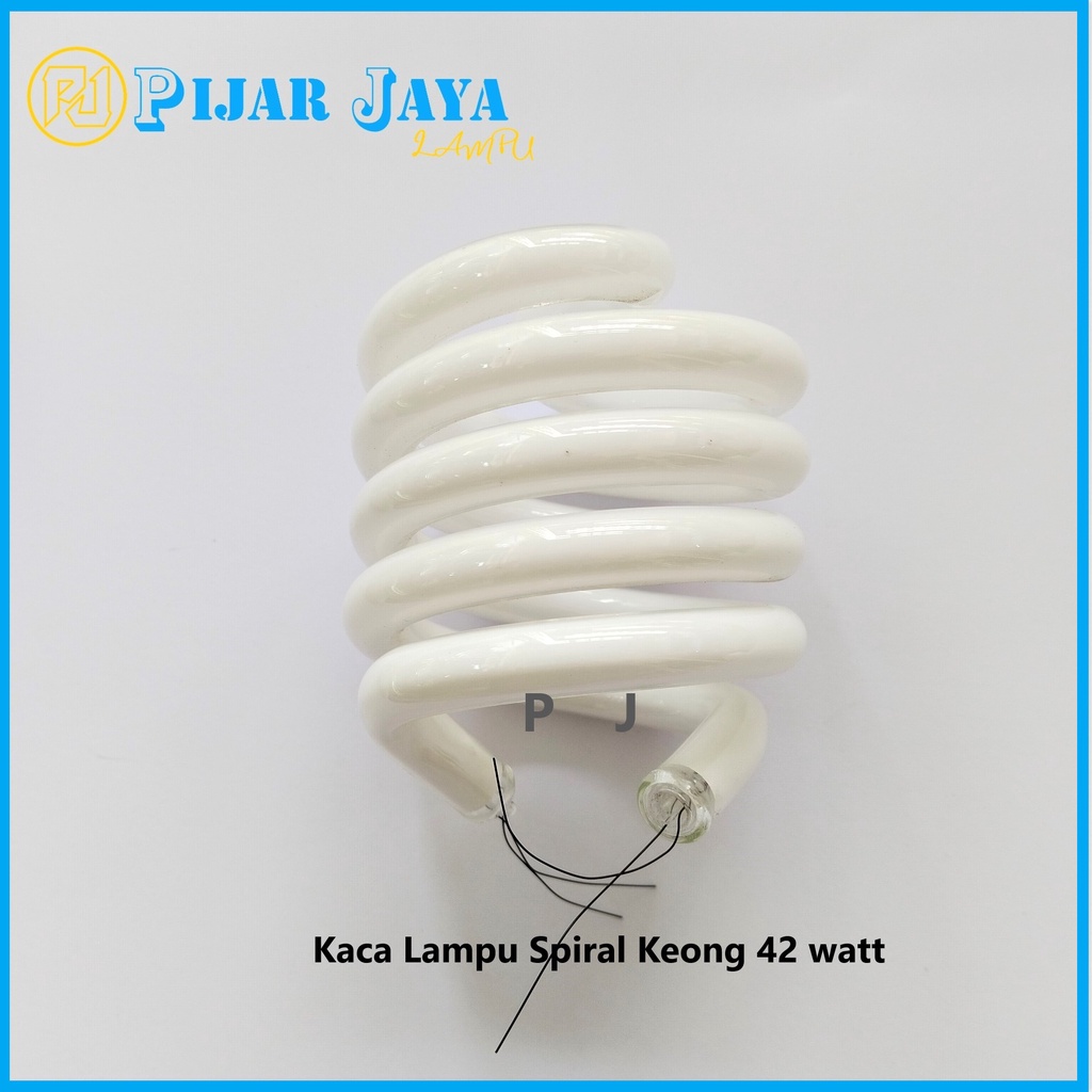 Kaca Lampu Spiral 42 watt Keong Triband Ulir 42w + Bubble Wrap