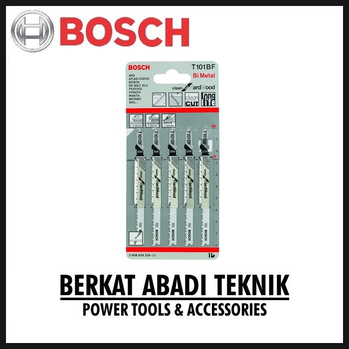 Terlaris Saw Bosch Mata Jigsaw T 101 Bf Kayu Keras Jig Saw Blade Gergaji Clean Wood