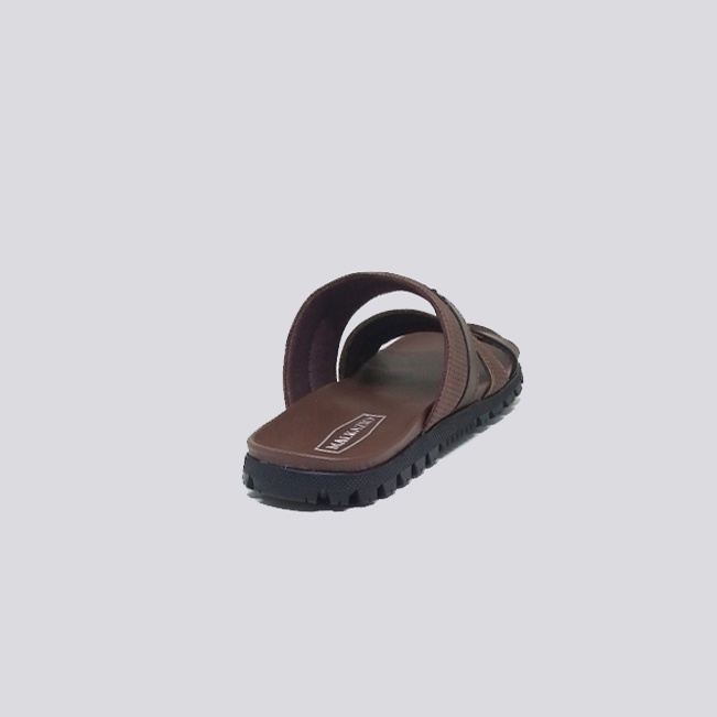 ALLEN X ZAGIB LEATHER | Sandal Pria Kulit Asli Slide 38-43 / Sendal Cowo Bapa Bapa Simple