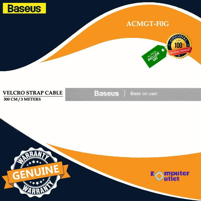 

Baseus Velcro Strap Cable / Pengikat Kabel 3 Meters [Acmgt-F0G]