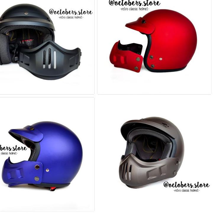 ○ HELM CAKIL MODULAR (HALF FACE / FULL FACE) - HELM RETRO - HELM BOGO ➼