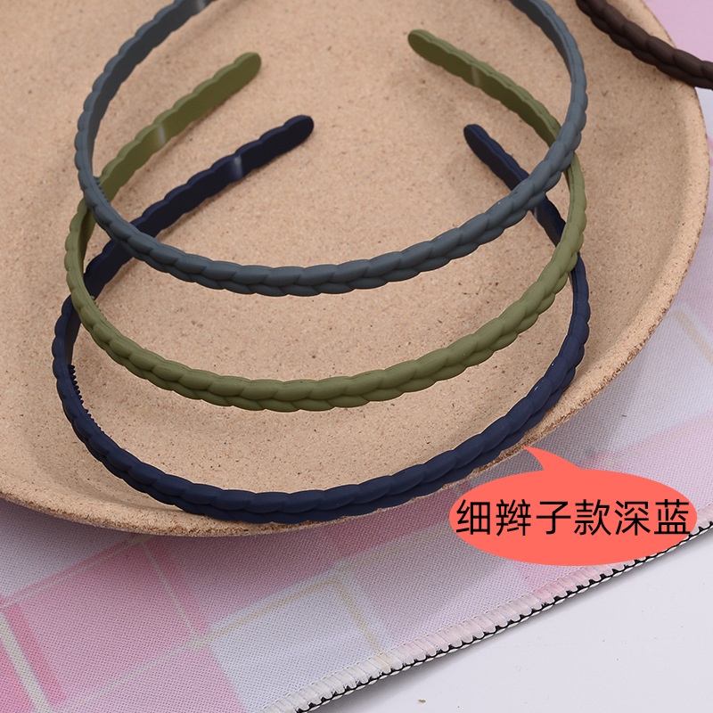 Bando Doff Kepang 1cm/Bandana Korea Model Kepang / Braided Matte Headband Premium